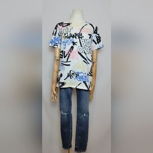 Zara Boys graffiti print t-shirt, Size 13/14